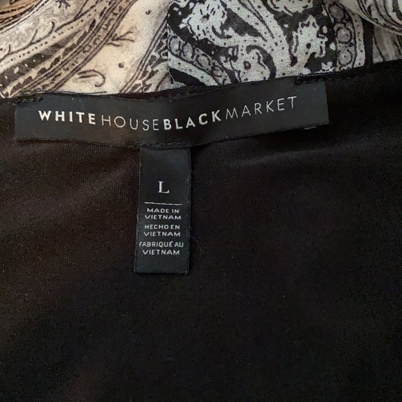 White House Black Market Paisley Top - Large - Picture 7 of 8
